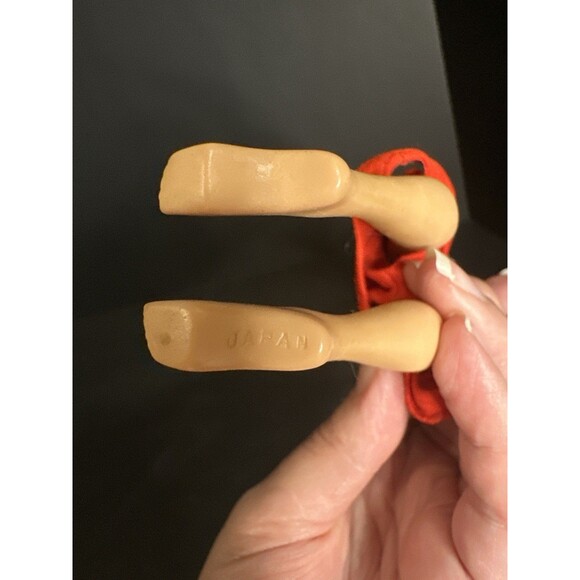 Vintage 1962 Barbie Bubblecut Doll - Original Swimsuit & One Heel- Made In Japan - Picture 12 of 13